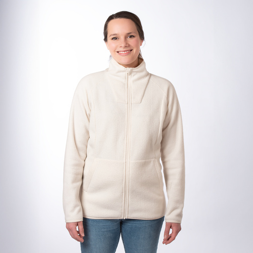 mamalila Fleece-Tragejacke Basel creme L