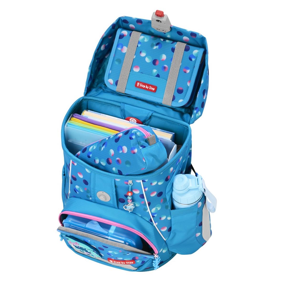 Step by Step Fit Schulranzen-Set 5-tlg. Dolphin Finja