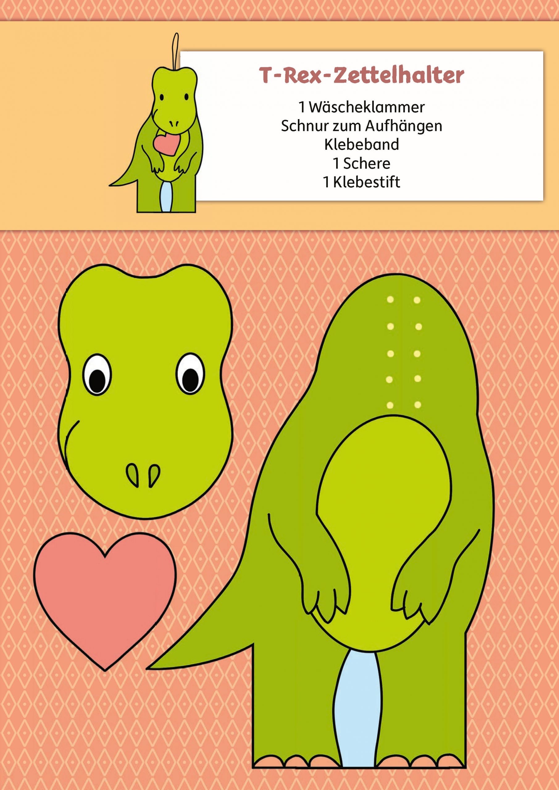 Hauschkaverlag Lass uns Basteln - Bastelbuch ab 4 Jahre Dinosaurier