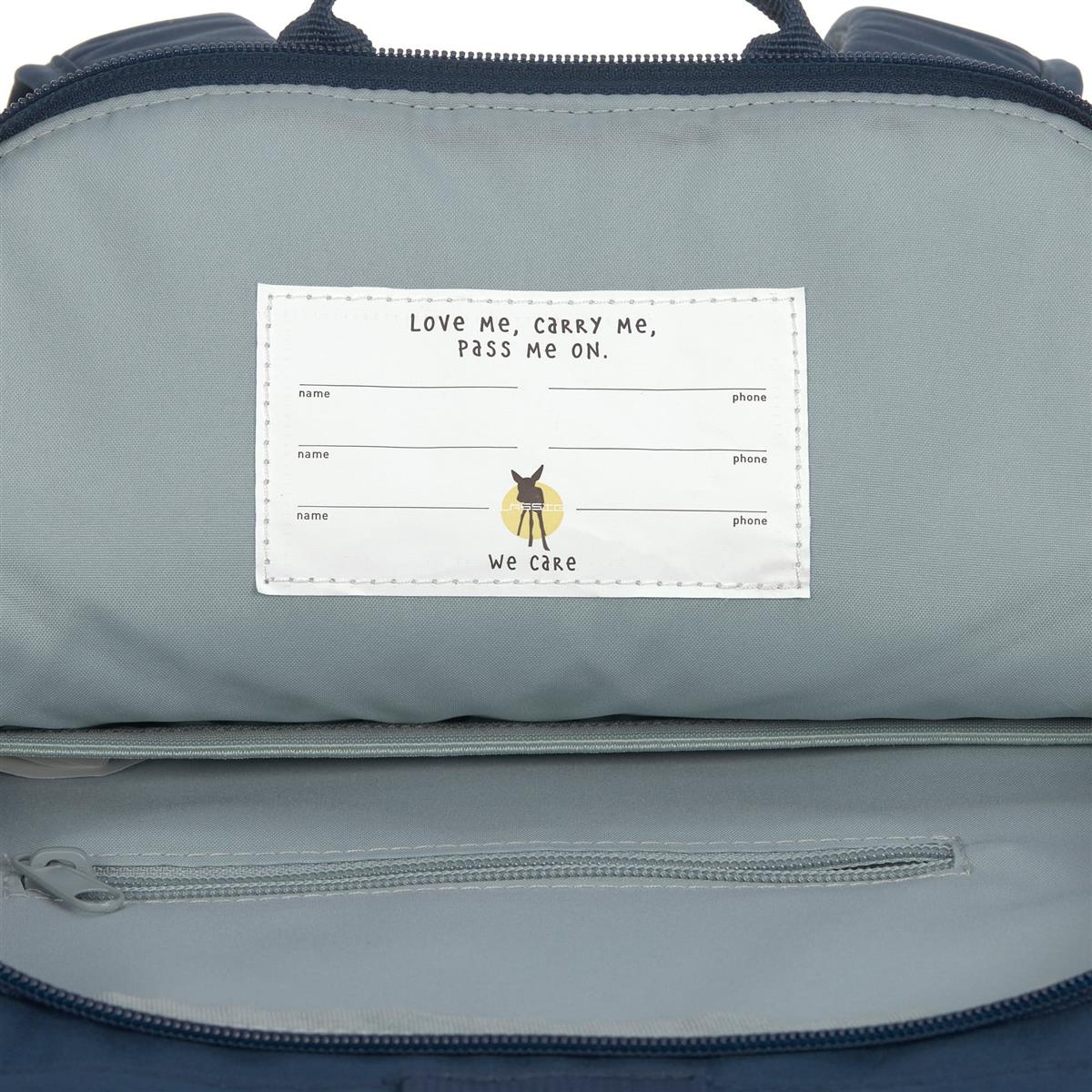 Lässig Kinderrucksack Rolltop Blau