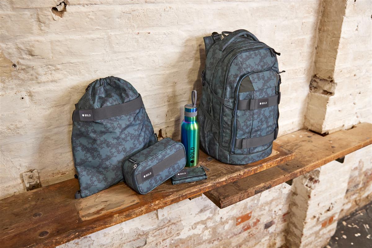 Lässig Schulrucksack BOLD Origin Spots Blau