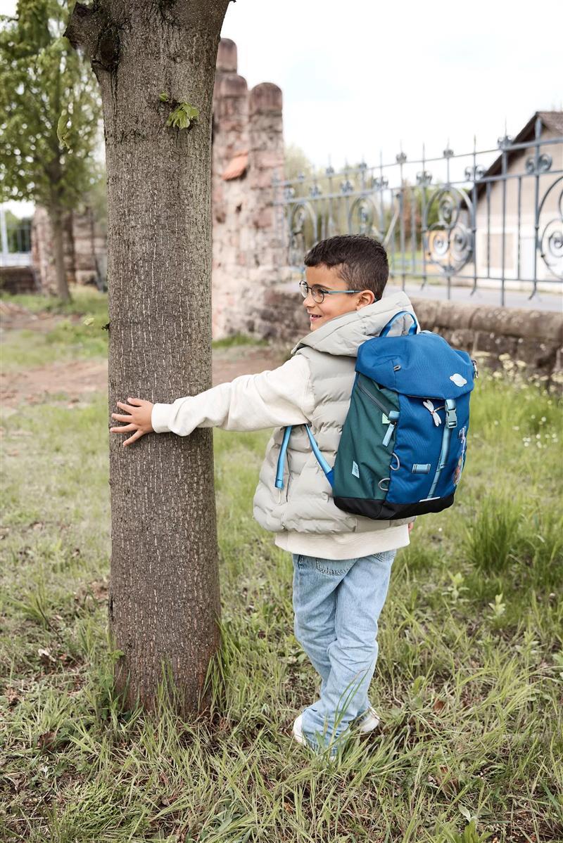 Lässig Wanderrucksack Kinder 14 L - Unique Blau Grün