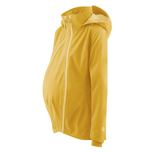 mamalila Softshell-Tragejacke Allrounder senf L