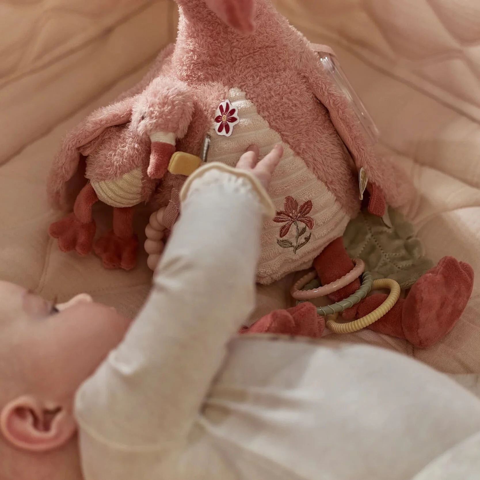 Little Dutch Aktivitätskuscheltier Flamingo Pink