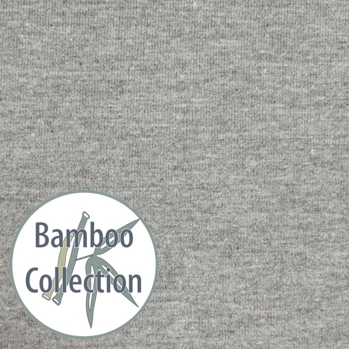 Theraline Das Kinderkopfkissen inkl. Bezug Bamboo Collection Melange mittelgrau