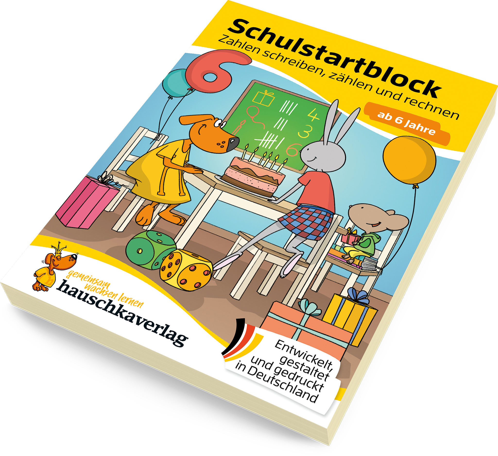 Hauschkaverlag Schulstart-Block ab 6 Jahre Zahlen schreiben, zählen und rechnen