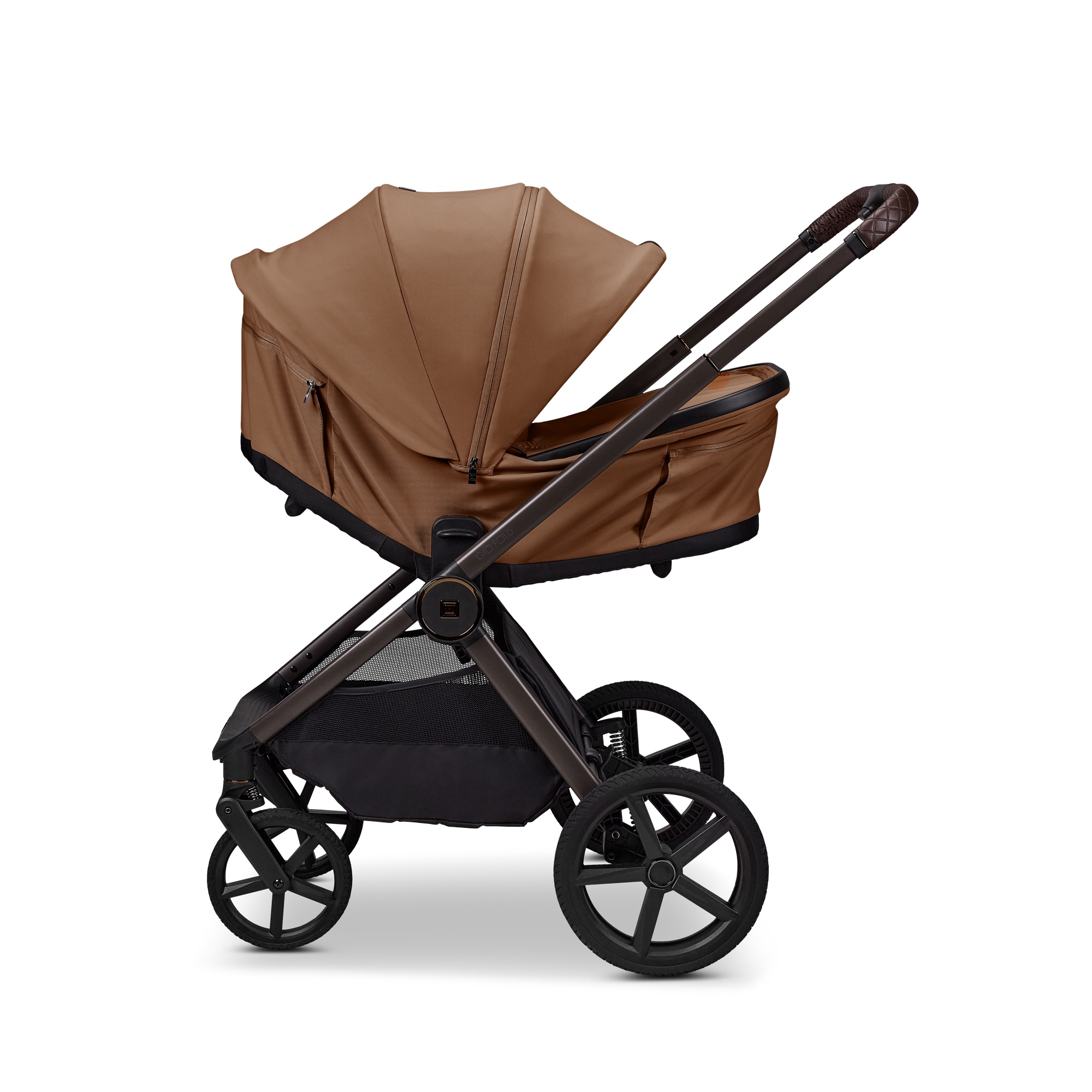 Moon GIO 2.0 Fold Kinderwagen-Set cognac