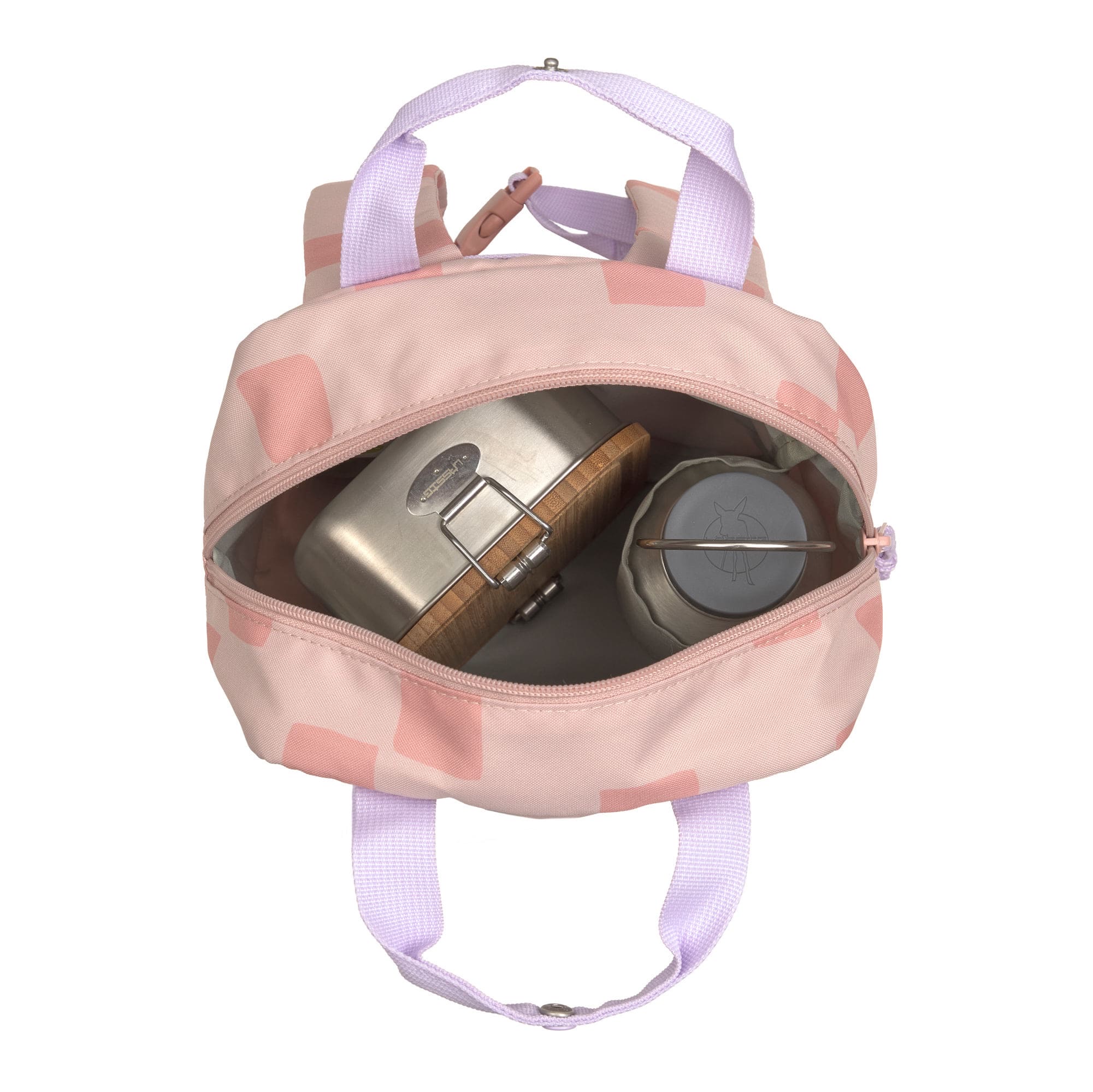 Lässig Kinderrucksack Square aus der Pattern Party Rosa