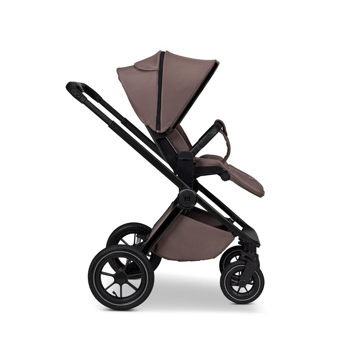 Moon GIO+ Kinderwagen-Set tonka / chrome Moon PIÙ Kinderwagen SET tonka / matt