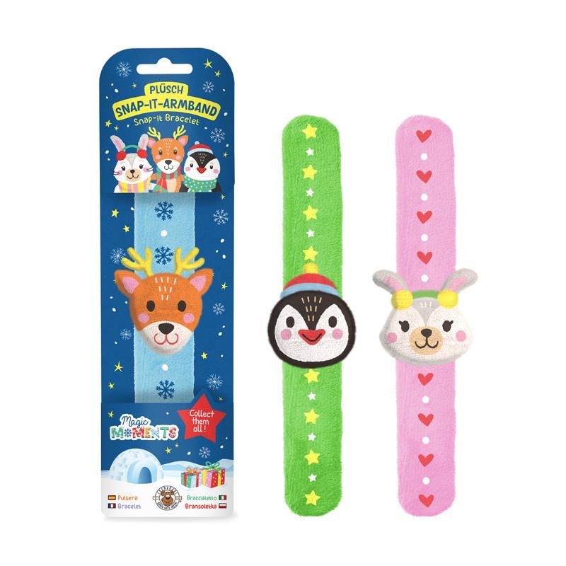 Trendhaus Plüsch Schnapparmband Trendhaus Plüsch Schnapparmband Rentier