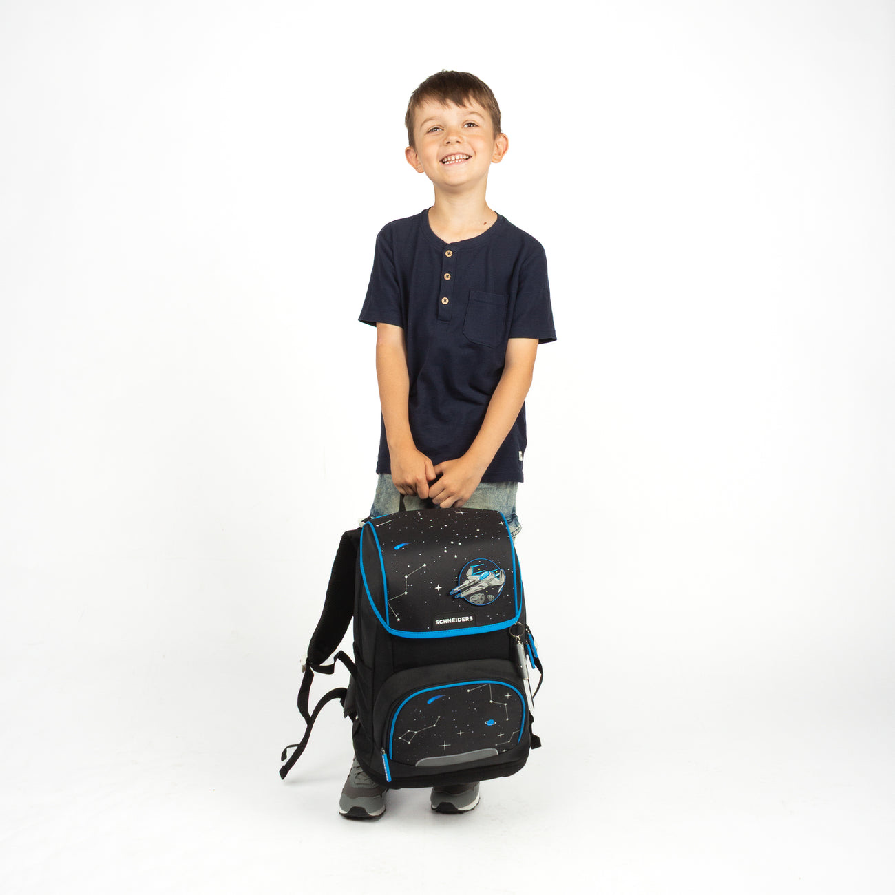 Schneiders Ergoplus Schulrucksack-Set 8-tlg. Space Quest