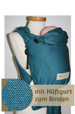Storchenwiege BabyCarrier SLIM türkis Storchenwiege BabyCarrier SLIM türkis