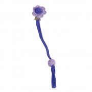 Sindibaba Schnullerkette Gehäkelte Blume lila Sindibaba Schnullerkette Gehäkelte Blume lila