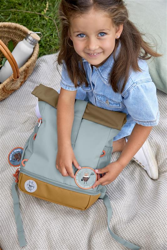 Lässig Kindergartenrucksack Rolltop Nature- Hellblau Lässig Kindergartenrucksack Rolltop Nature- Hellblau