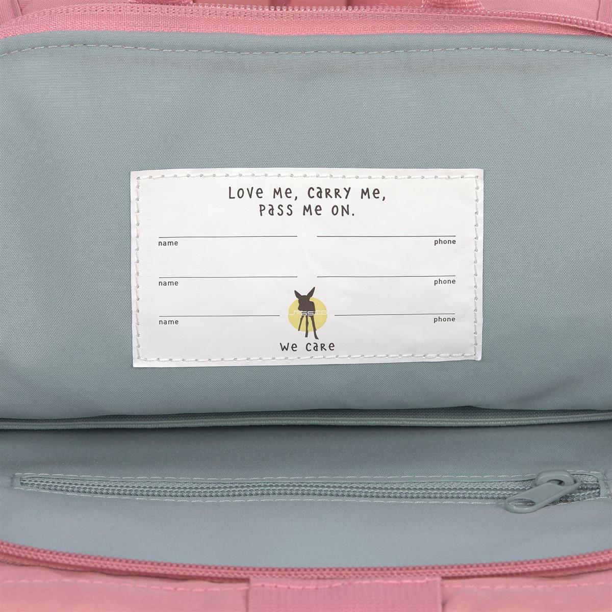 Lässig Kinderrucksack Medium Rolltop Pink