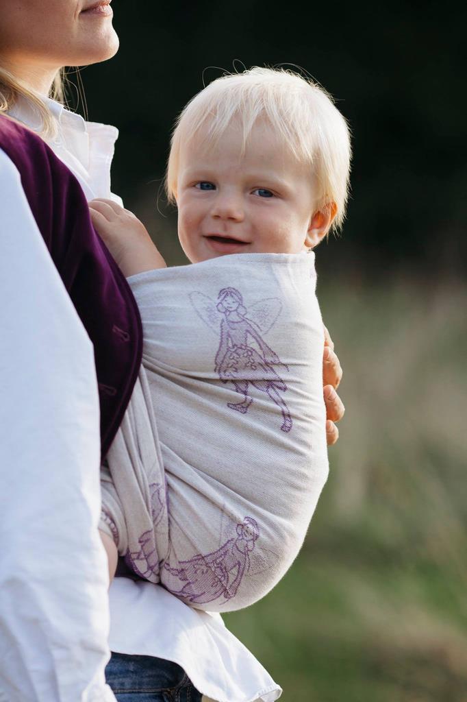 Didymos Tragetuch Gr. 7 WELEDA (Ecru - Lila) Didymos Tragetuch Gr. 7 WELEDA (Ecru - Lila)