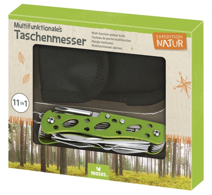 moses Expedition Natur Multifunktionales Taschenmesser moses Expedition Natur Multifunktionales Taschenmesser grün