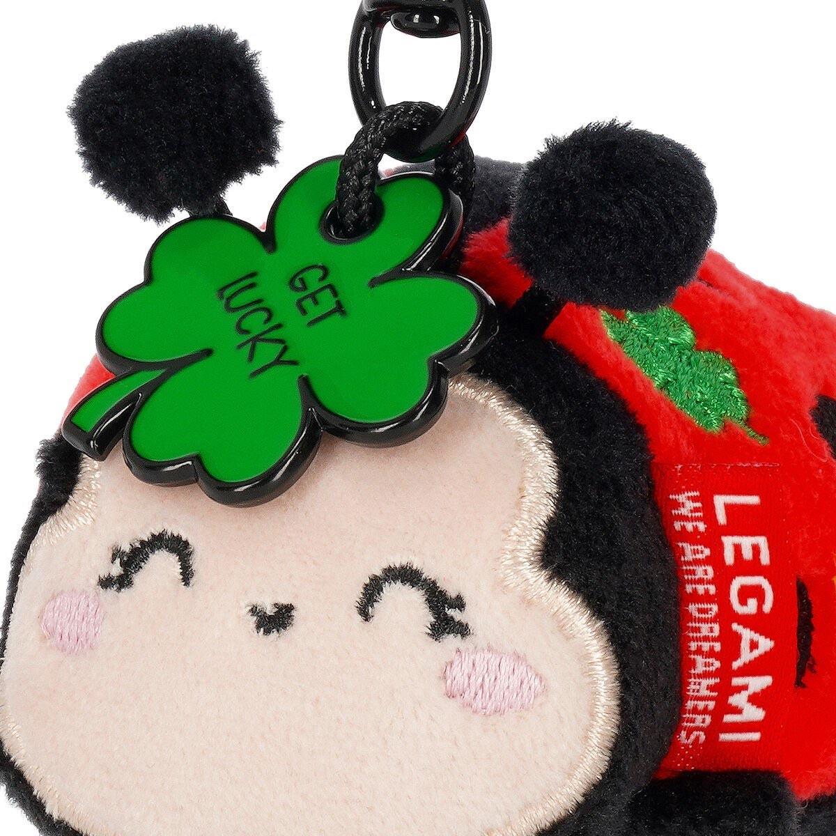 Legami Plüsch-Schlüsselanhänger - Tiny Super Soft! Ladybug