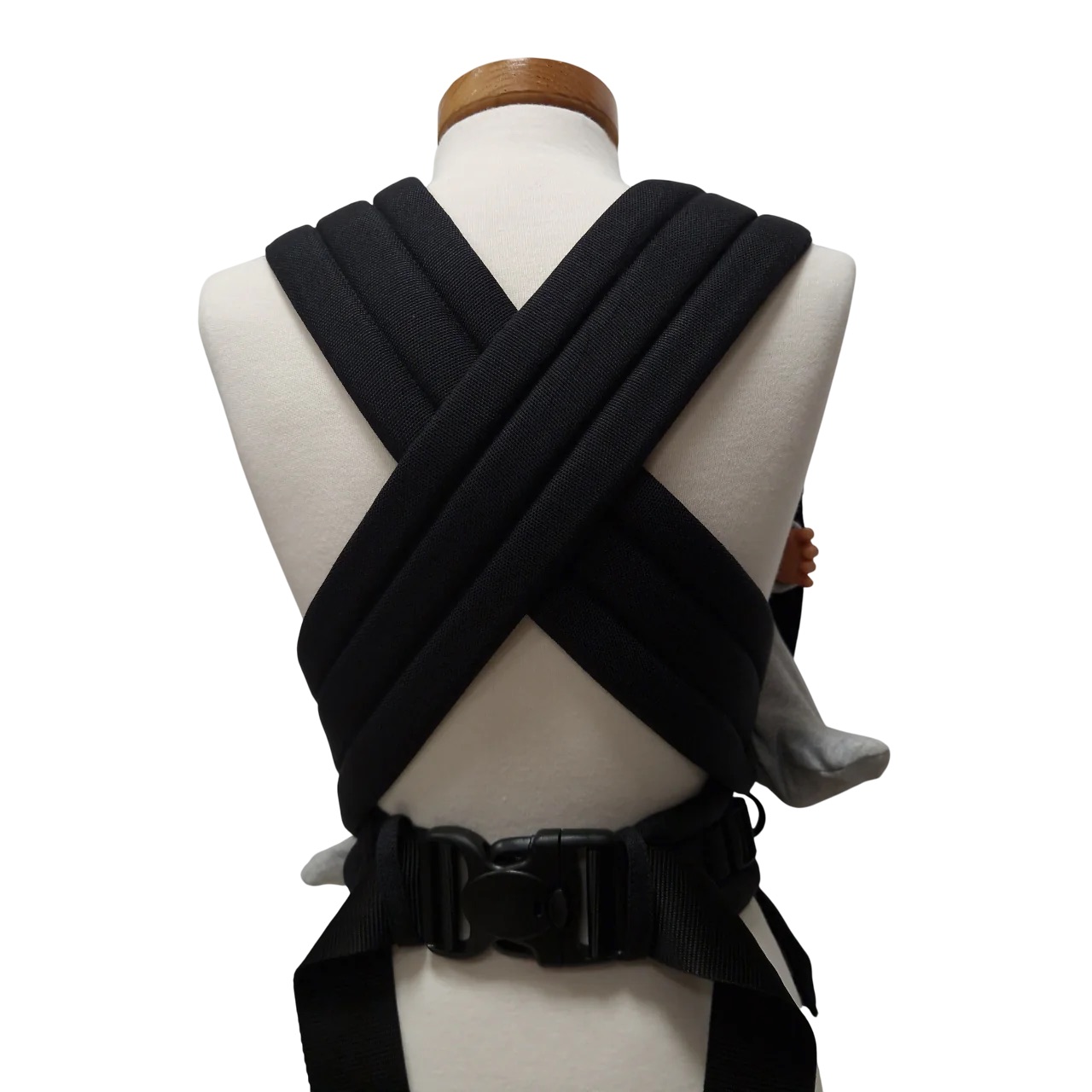 Storchenwiege BabyCarrier Leo Schwarz