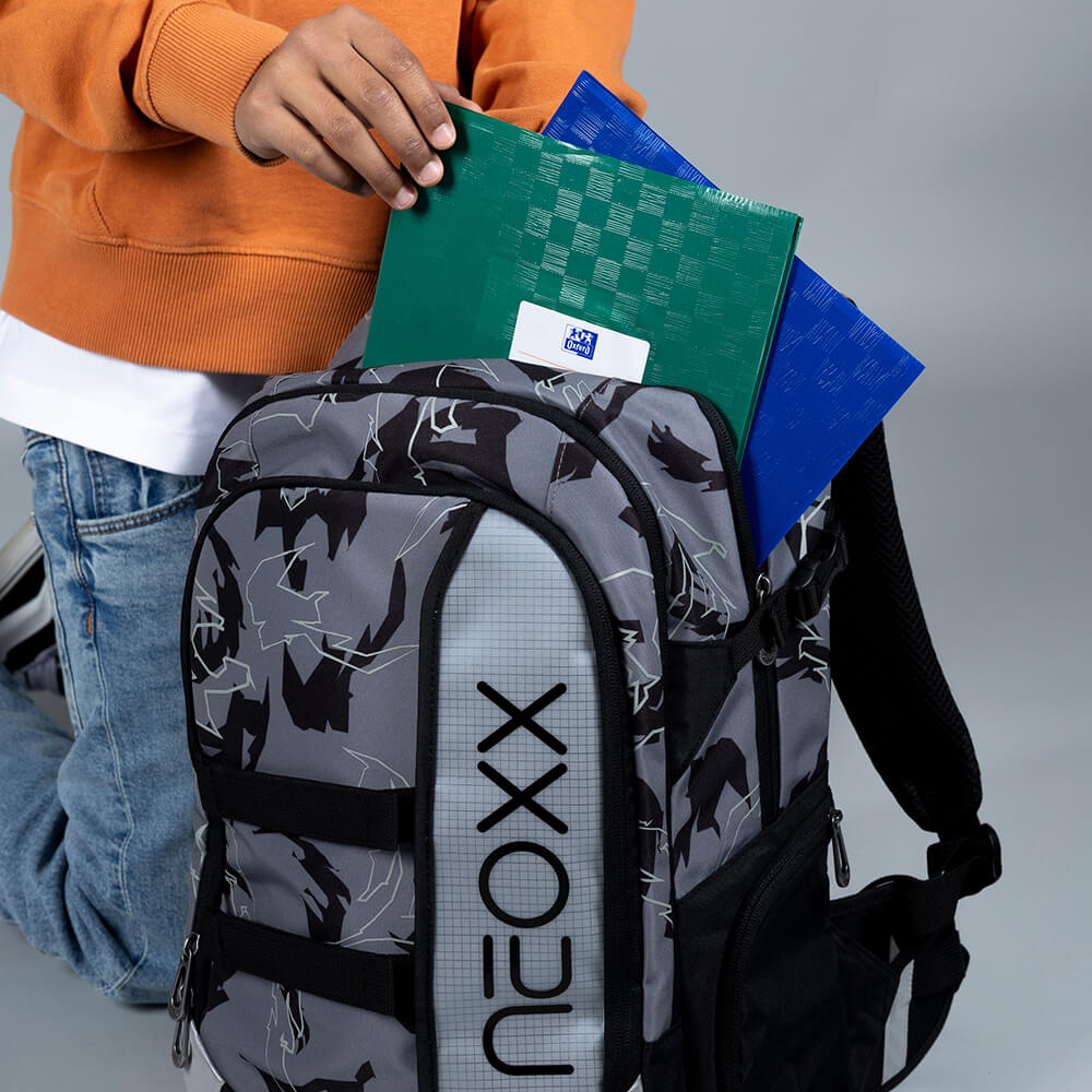 neoxx ACTIVE PRO Schulrucksack Dragon Thunder
