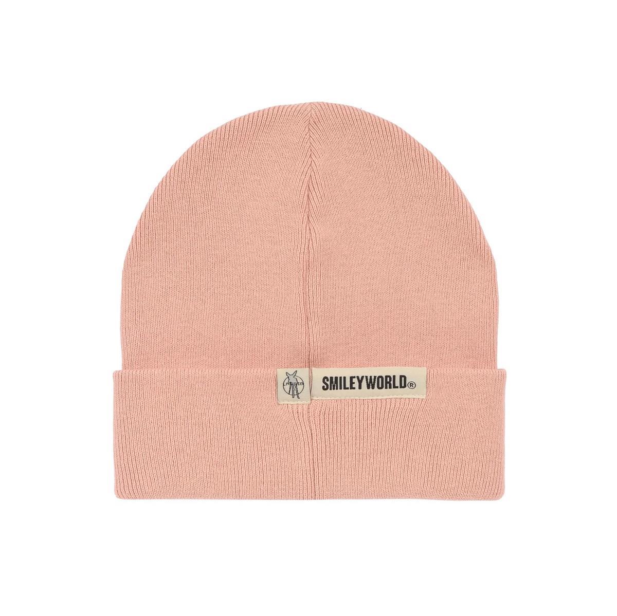 Lässig Mütze V-MASTER Beanie GOTS SmileyWorld® dusty rose 52-56