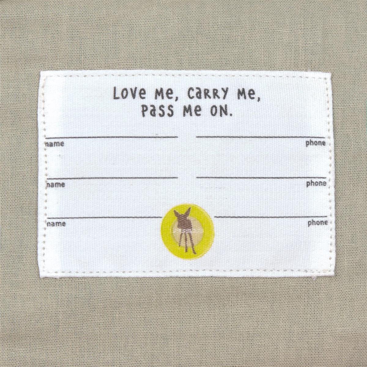 Lässig Kindergartenrucksack Square Little One & Me Karamell