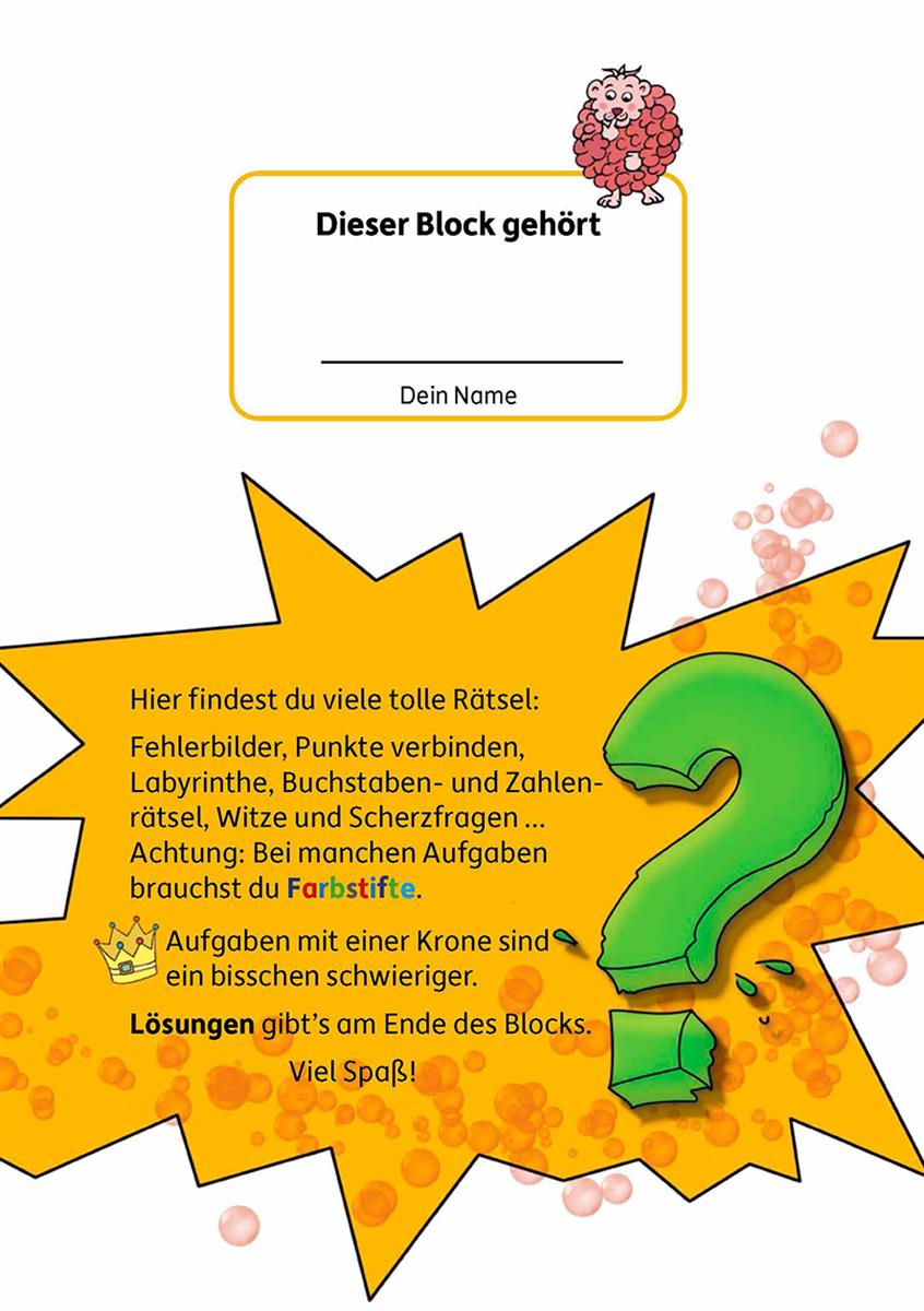 Hauschka Kunterbunte Rätselblöcke ab 7 Jahre, Band 2