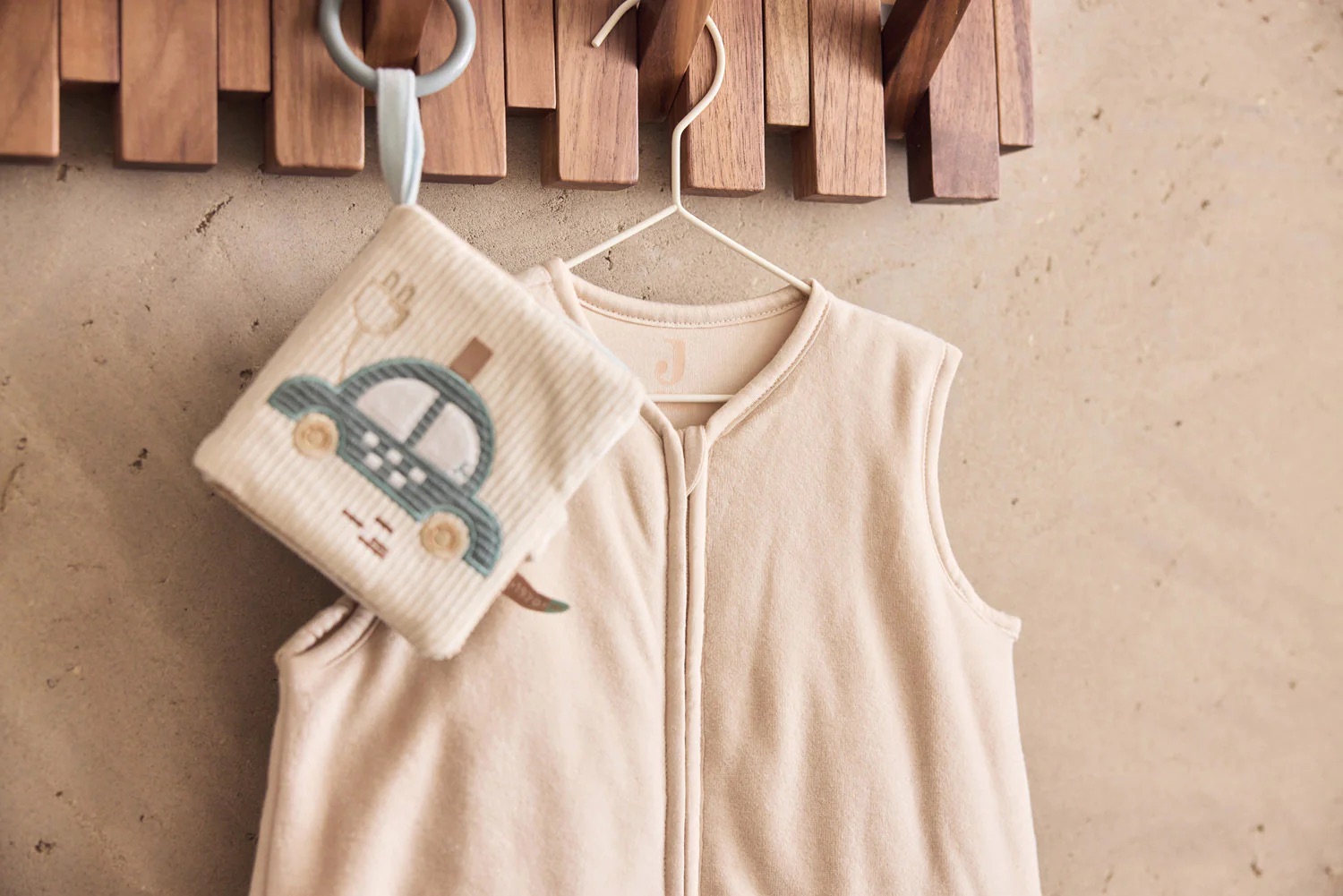 Jollein Baby Schlafsack Ärmellos - Velvet Oatmeal Jollein Baby Schlafsack Ärmellos - Velvet Oatmeal