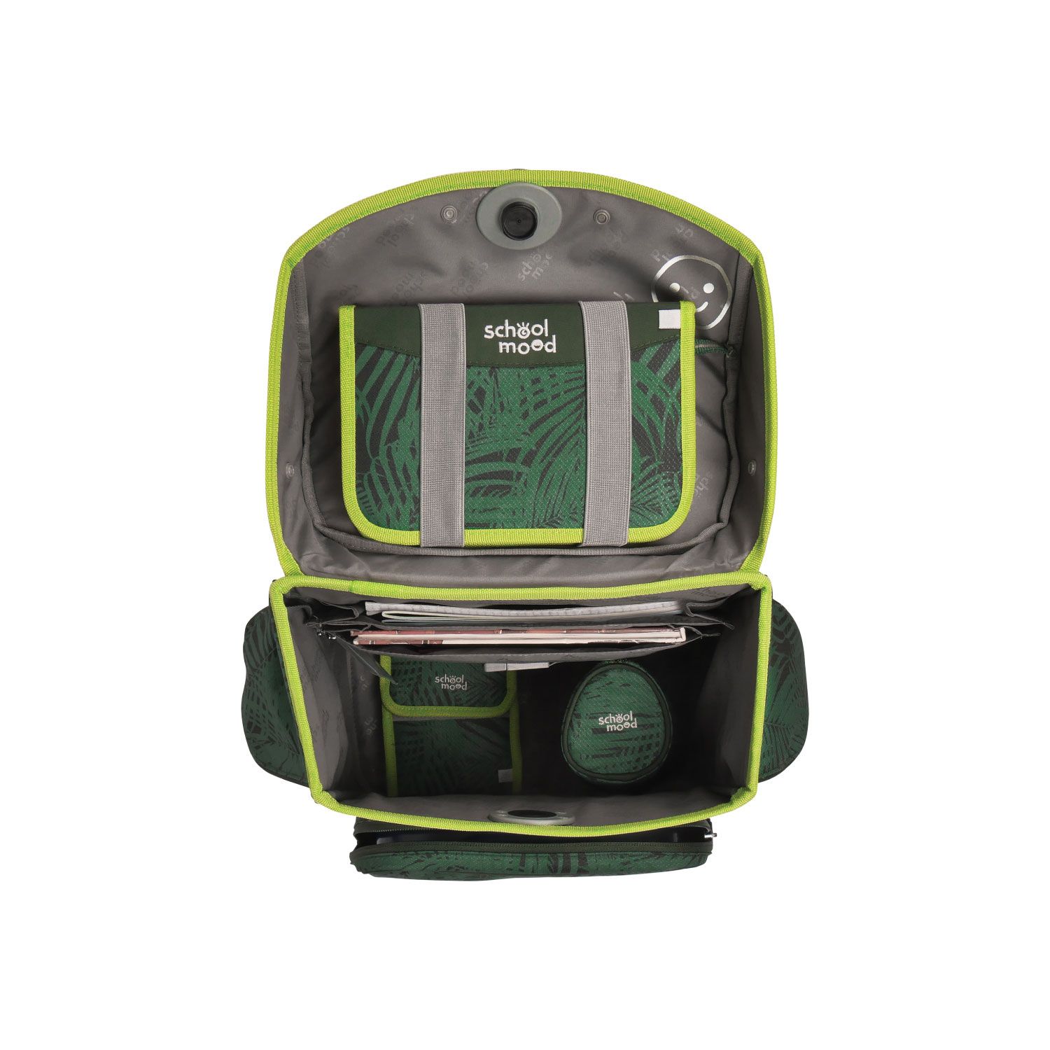 School-Mood Timeless Pro Schulranzen-Set 2025 7-tlg. Daniel (Dinosaurier) School-Mood Timeless Pro Schulranzen-Set 2025 7-tlg. Daniel (Dinosaurier)