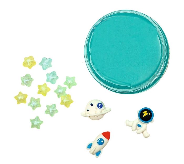 Moses Glibber-Knete - Mit Konfetti und Deko blau