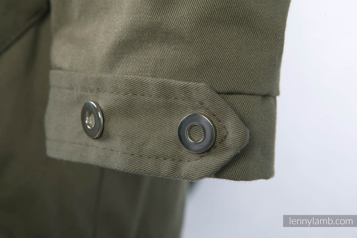 LennyLamb Khaki 6XL khaki Kapuze Little Herringbone grau LennyLamb Khaki 6XL khaki Kapuze Little Herringbone grau