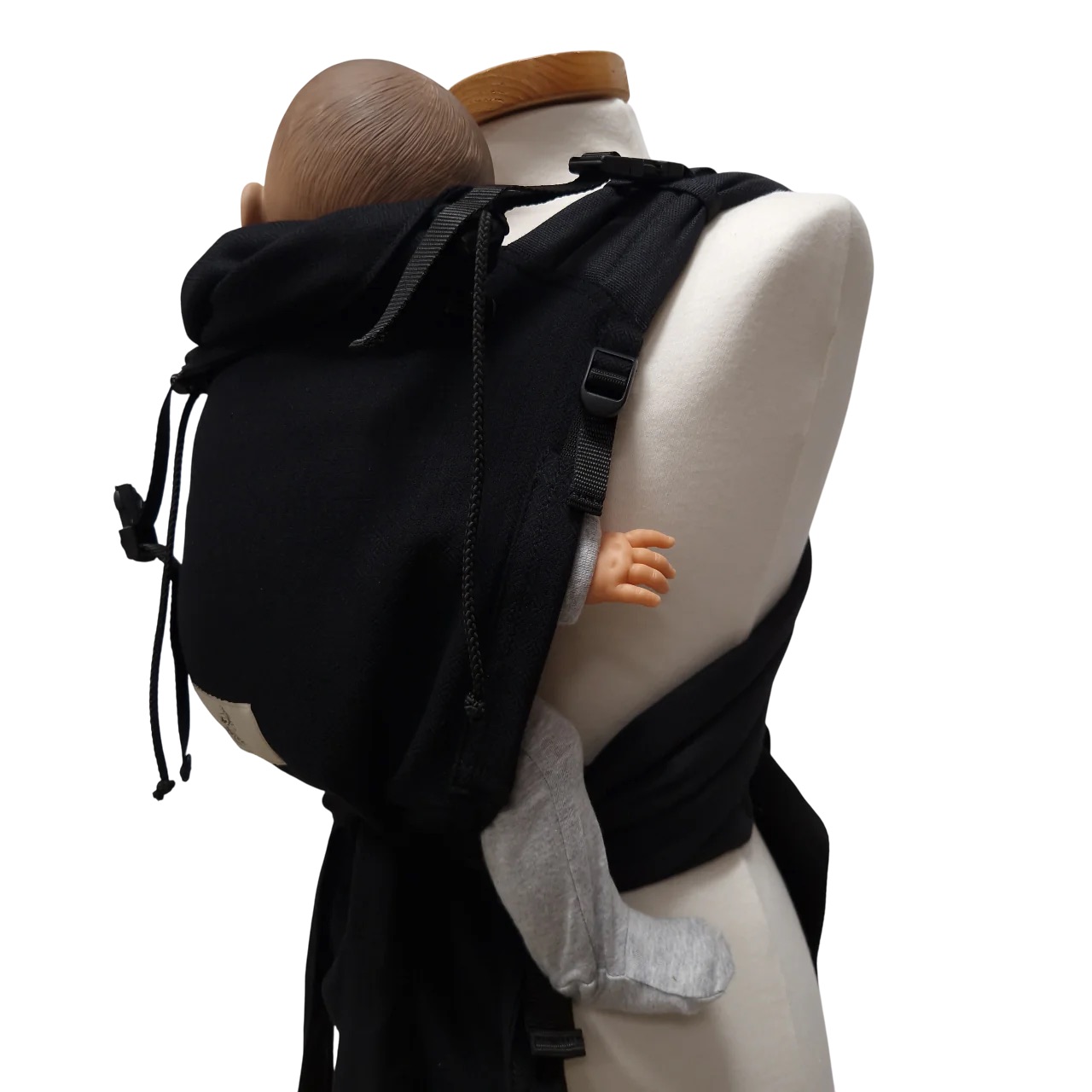 Storchenwiege BabyCarrier Leo Schwarz