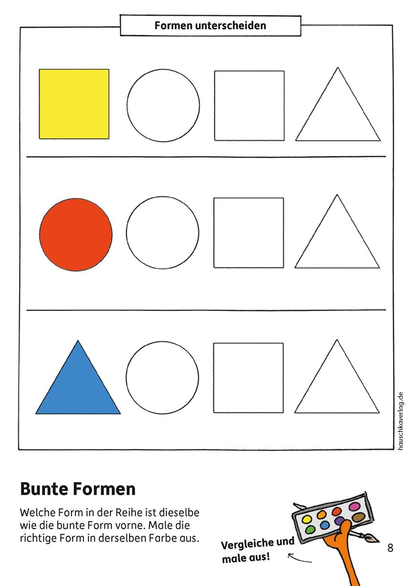 Hauschkaverlag Kindergartenblock 3 Jahre Jetzt bin ich groß!