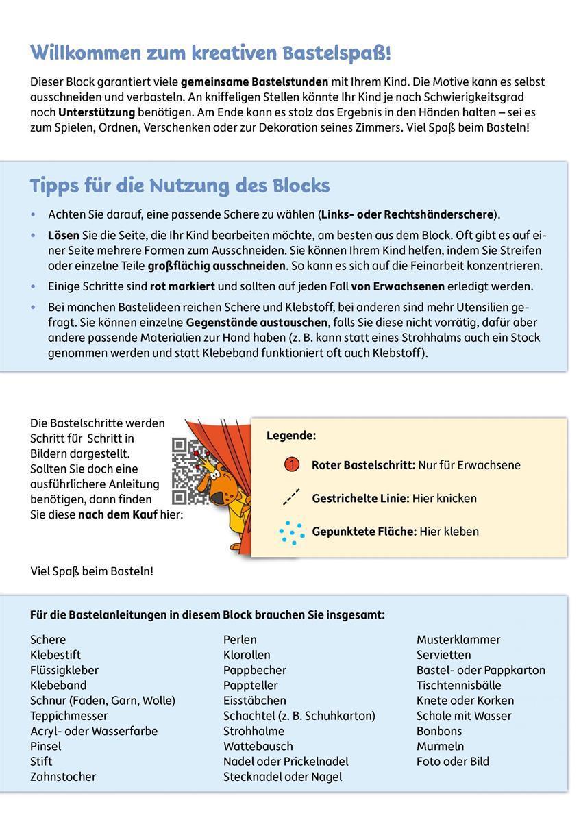 Hauschkaverlag Lass uns basteln - Bastebuch ab 5 Jahre Einhörner