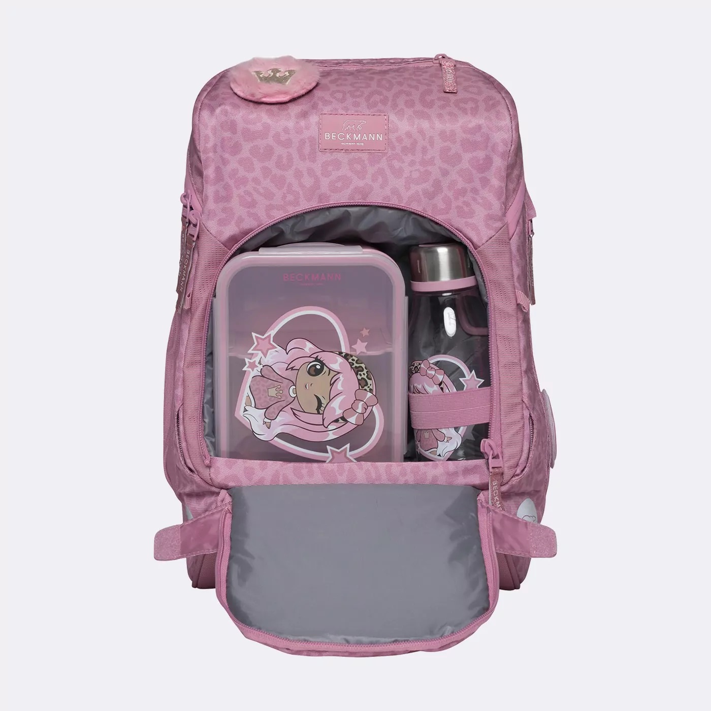 Beckmann Schulrucksack-Set Active Air FLX 6-teilig Furry Beckmann Schulrucksack-Set Active Air FLX 6-teilig Furry