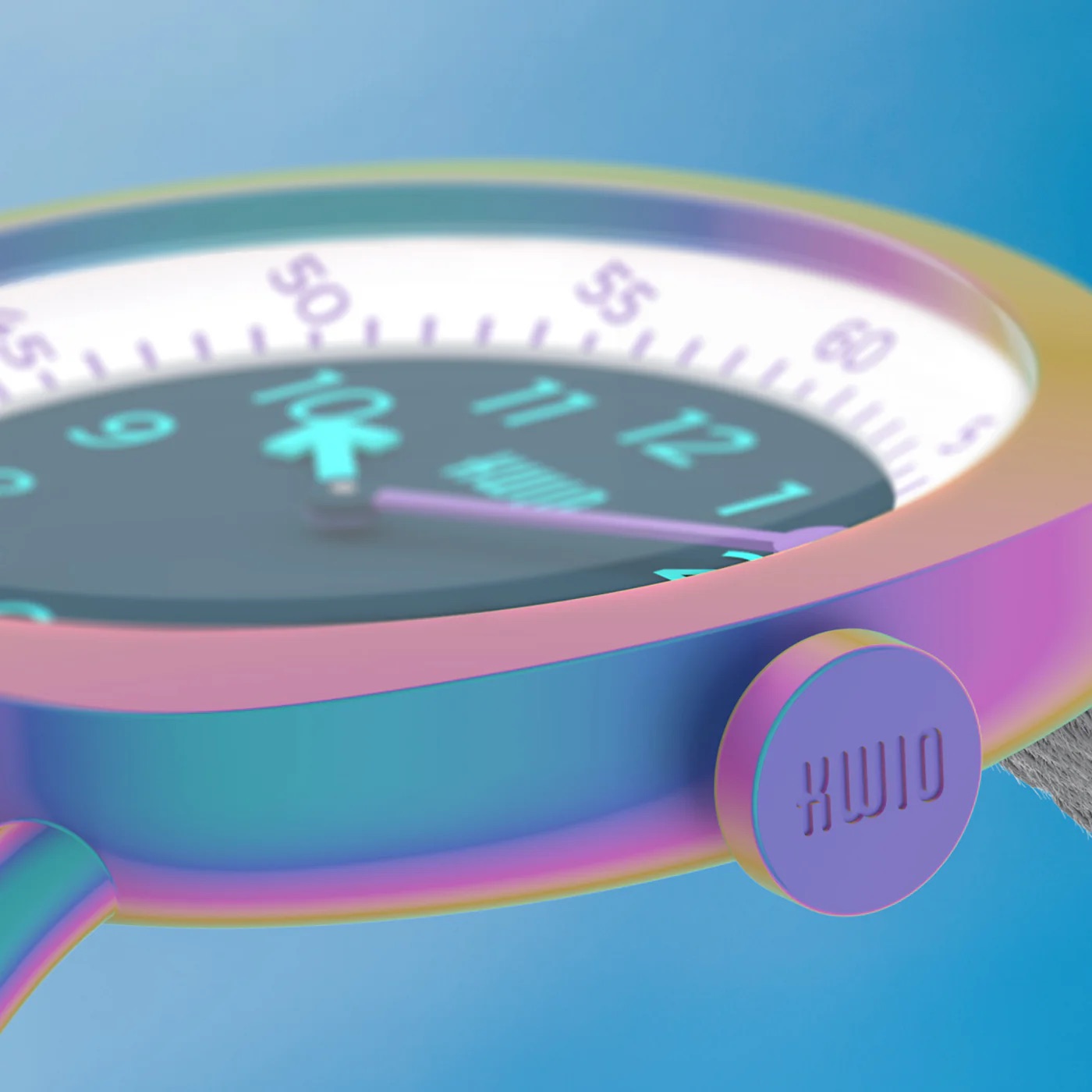 KWIO Tikk Armbanduhr für Kinder Limited Edition Rainbow