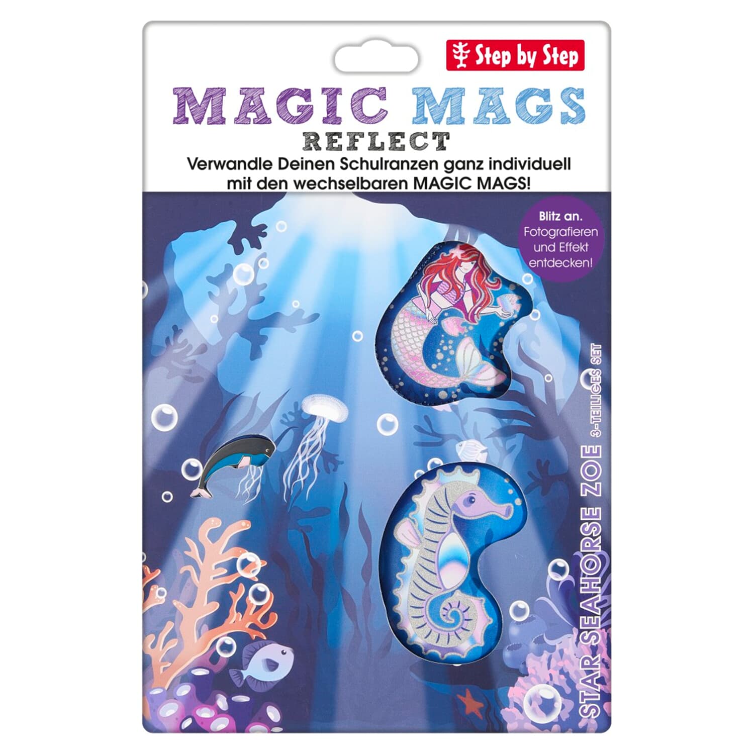 Step by Step MAGIC MAGS REFLECT STAR Seahorse Zoe