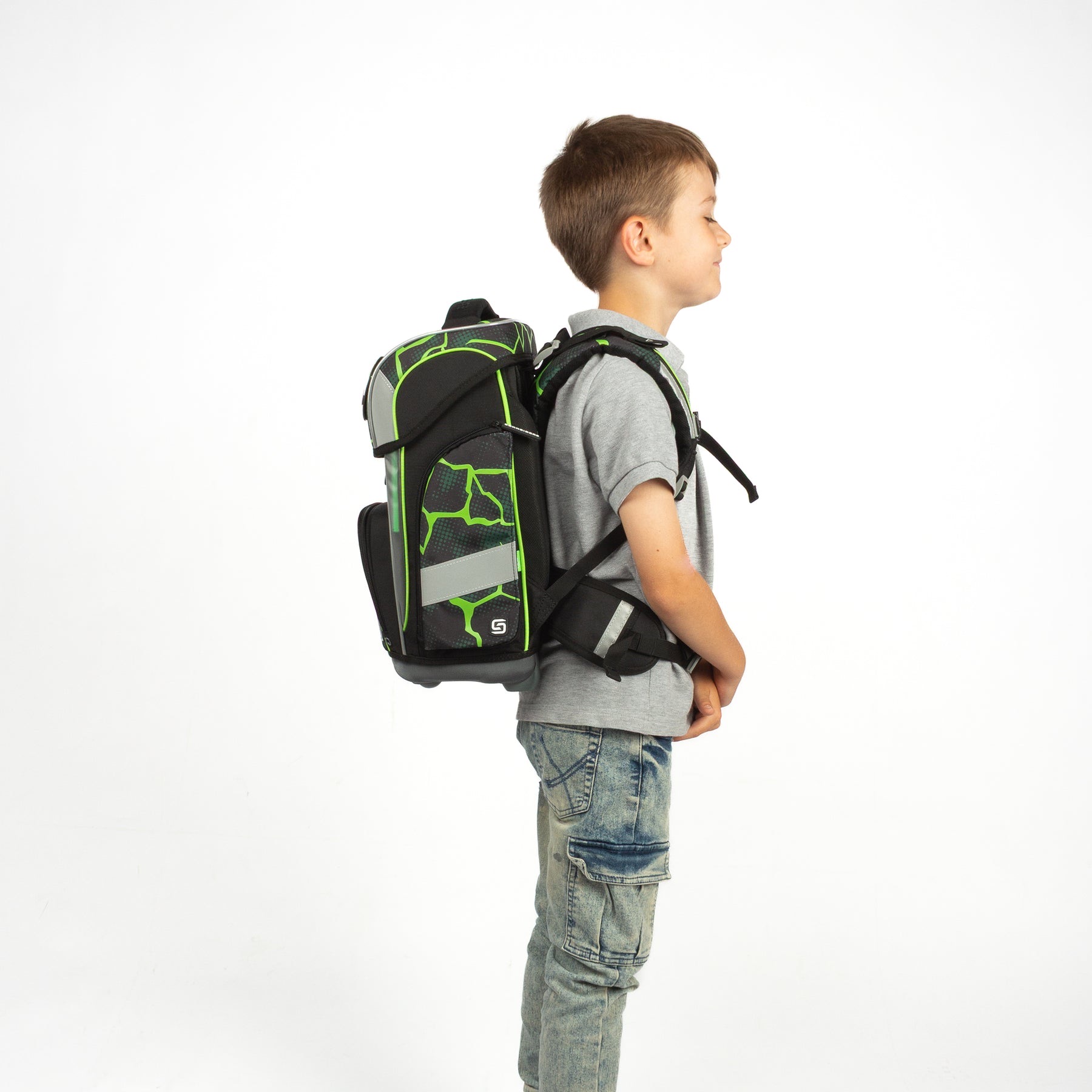 Schneiders Ergolite Schulranzen-Set 9-tlg. Crash