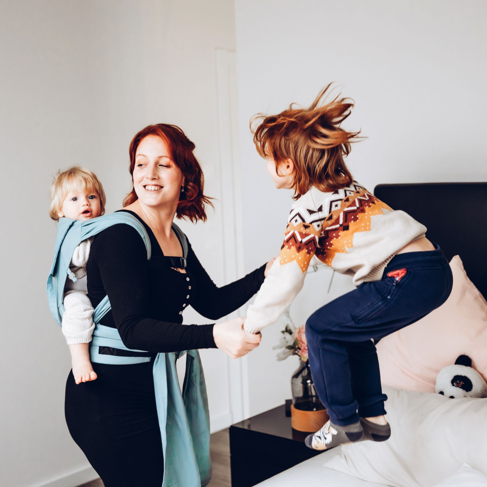 LELIBA Tai Babytrage mit Polster Leaf Kalliat LELIBA Tai Babytrage mit Polster Leaf Kalliat