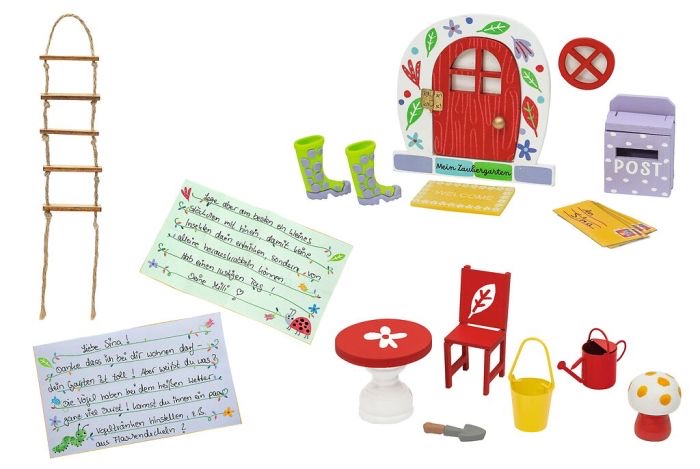 moses Mein Zaubergarten Feen- und Wichteltür Gartendeko und -utensilien