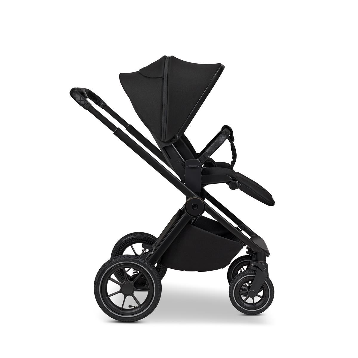 Moon GIO+ Kinderwagen-Set onyx / matt Moon PIÙ Kinderwagen SET onyx / chrome