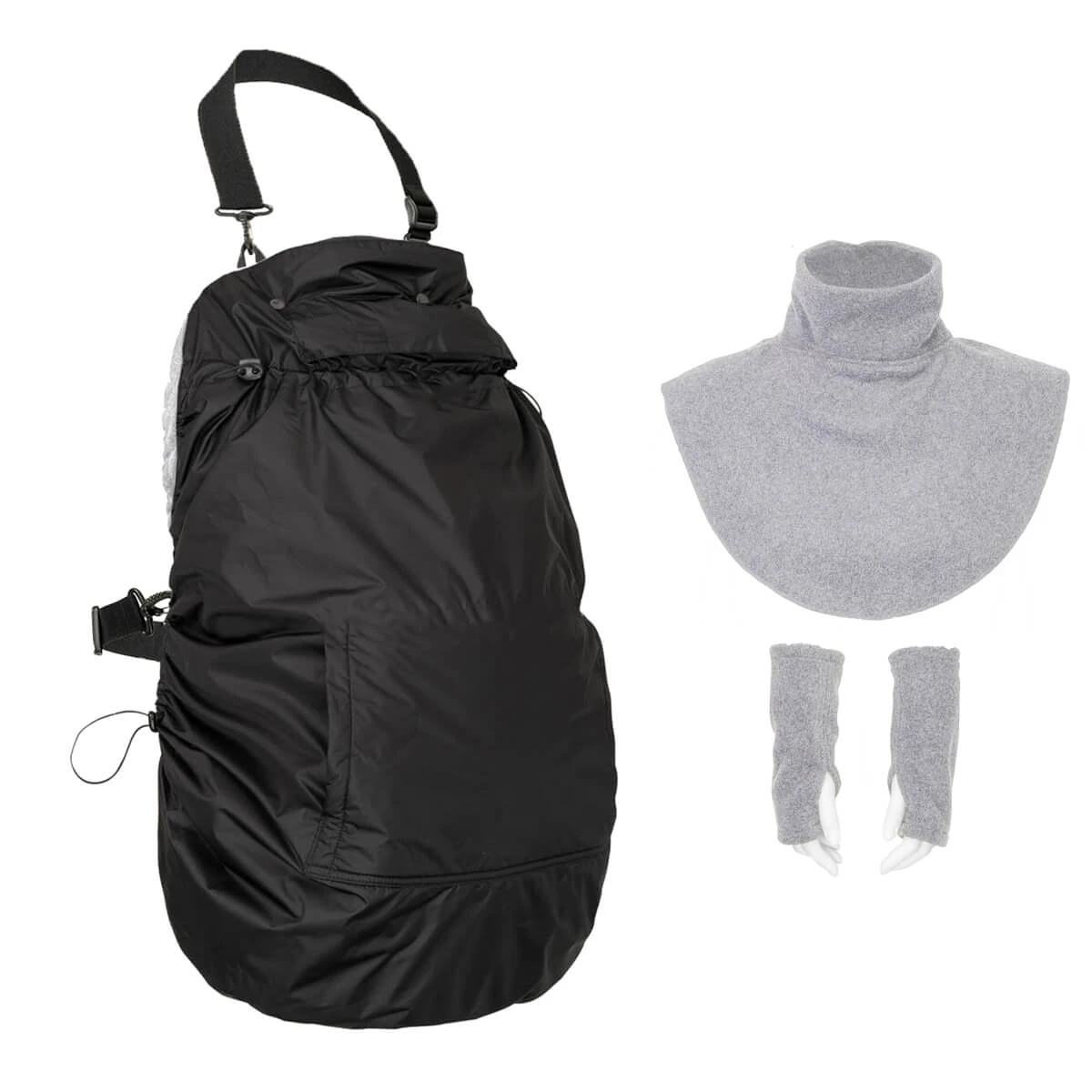 Hoppediz Fleece-Cover "3 in 1" Stone Hoppediz Fleece-Cover "3 in 1" Stone