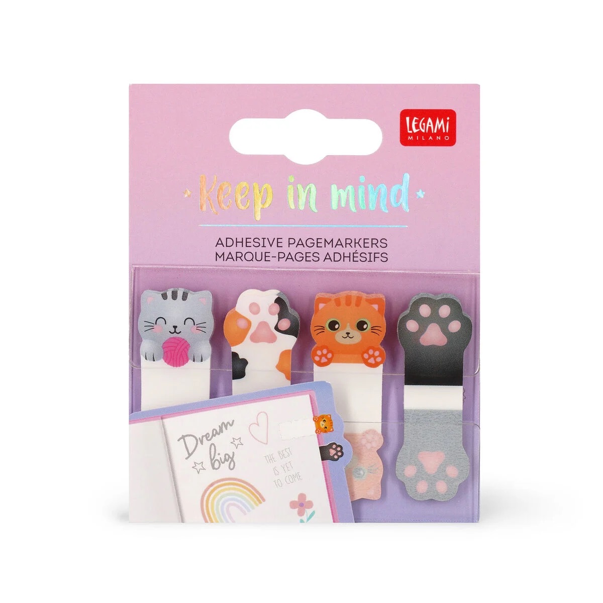 Legami Selbstklebende Seitenmarkierungen - Keep in Mind Kitty