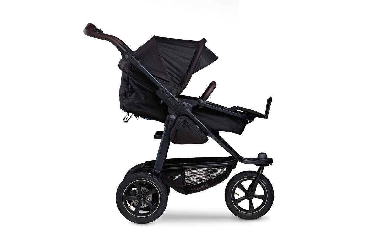 tfk mono3 - Kombi Kinderwagen mit Luftrad-Set schwarz