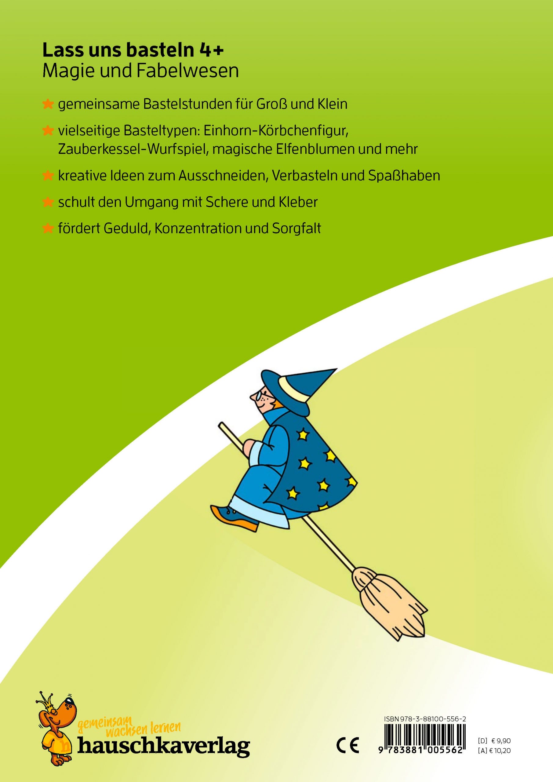 Hauschkaverlag Lass uns Basteln - Bastelbuch ab 4 Jahre Magie und Fabelwesen Hauschkaverlag Lass uns Basteln - Bastelbuch ab 4 Jahre Magie und Fabelwesen