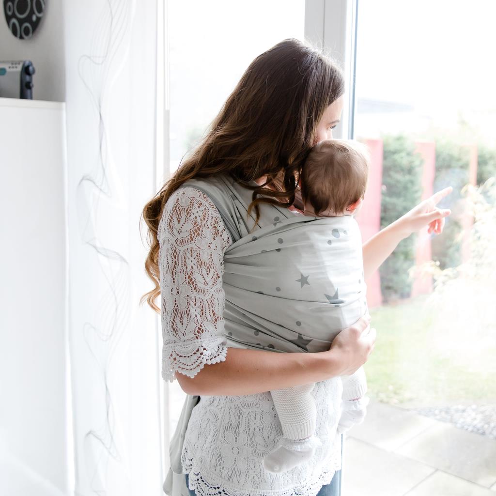 Schmusewolke Tragetuch Mirastar Grey Schmusewolke Tragetuch Mirastar Grey