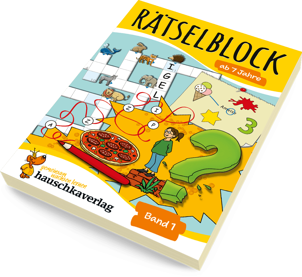 Hauschka Kunterbunte Rätselblöcke ab 7 Jahre, Band 2