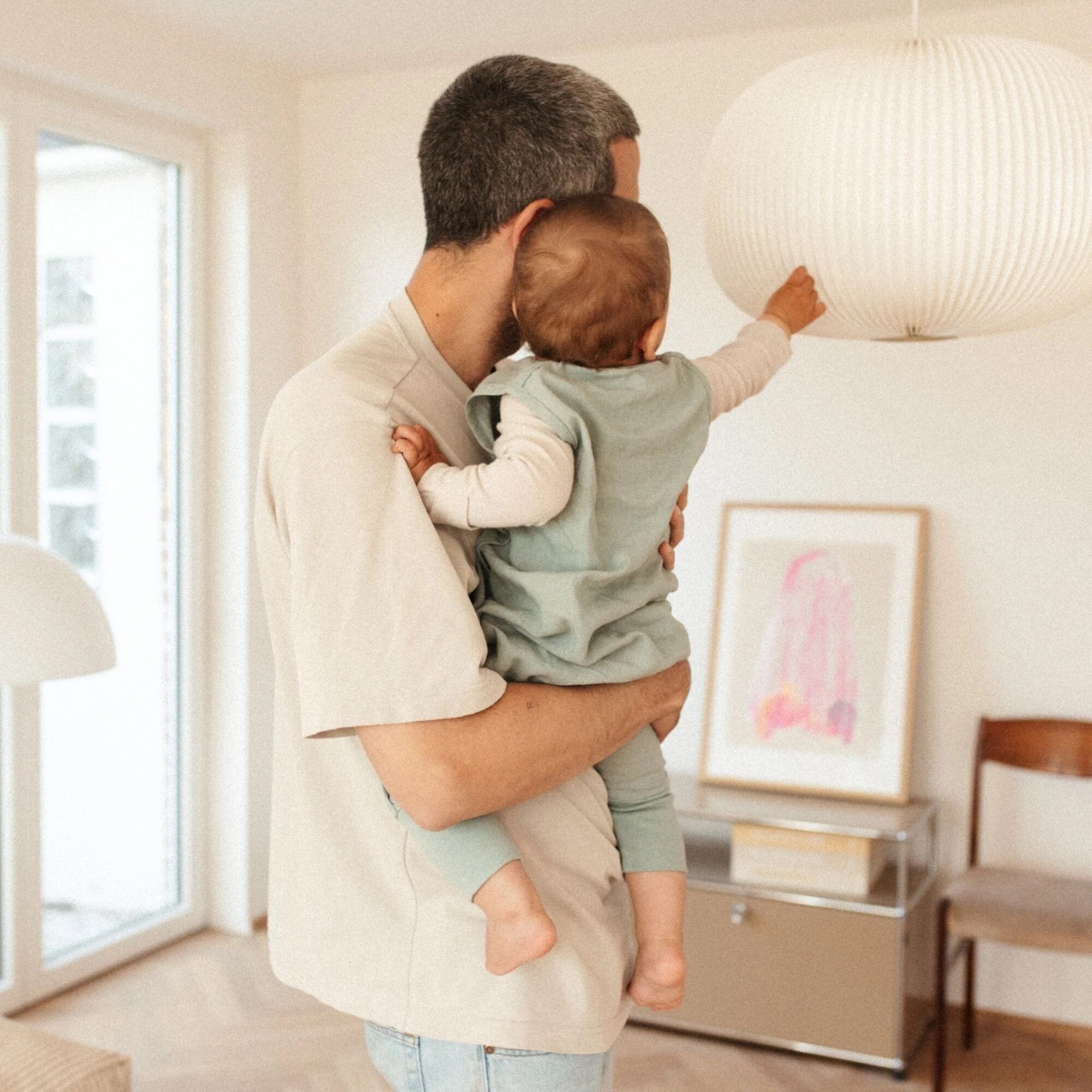 Emma & Noah Leinen Schlafsack mit Füßen 0.5 TOG 90cm Essential Mint