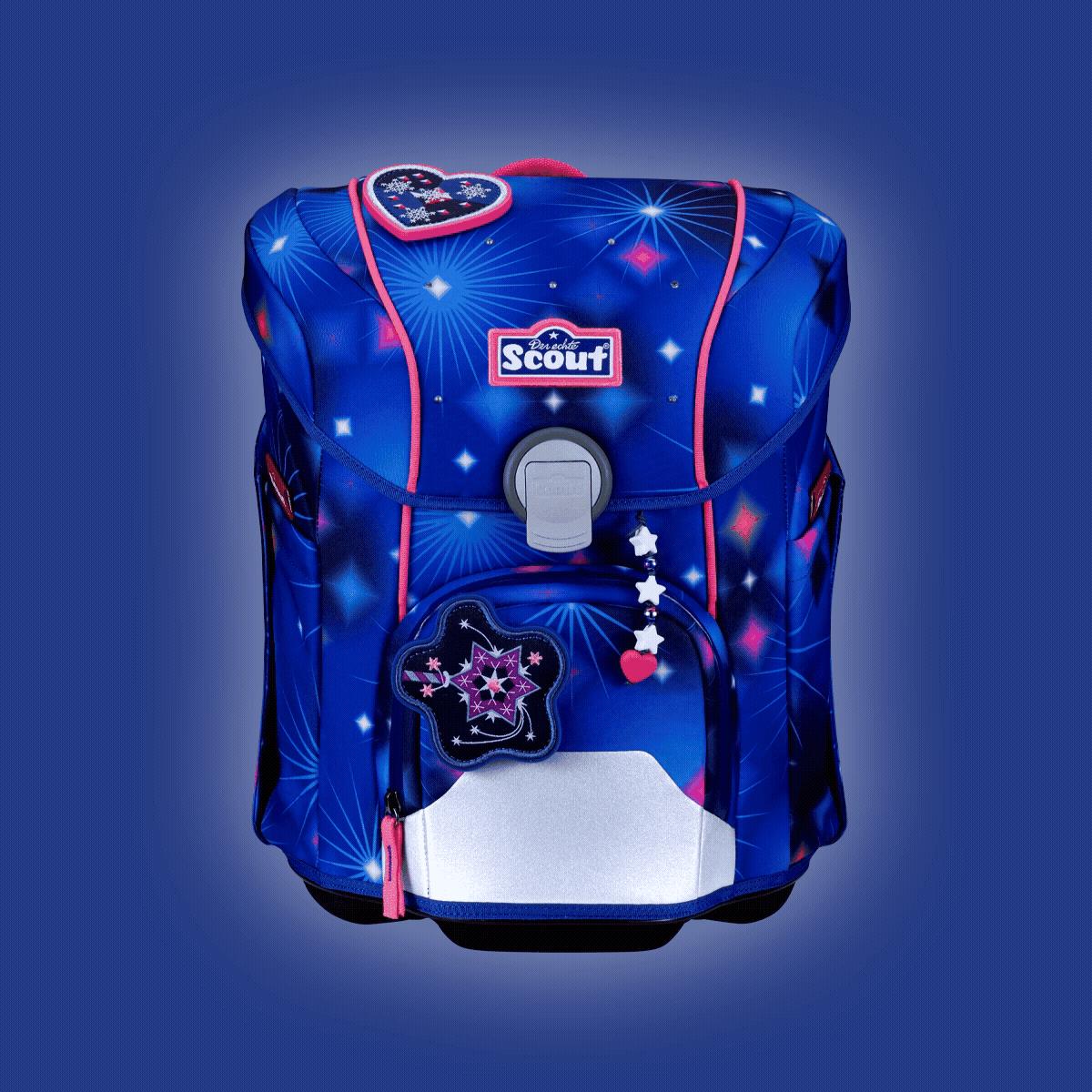 Scout Micro Schulranzen-Set 4-tlg. LED Sparkling Dream