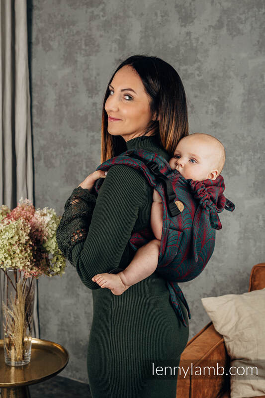 Lenny Lamb Onbuhimo Standard - Deco - Maroon Moss